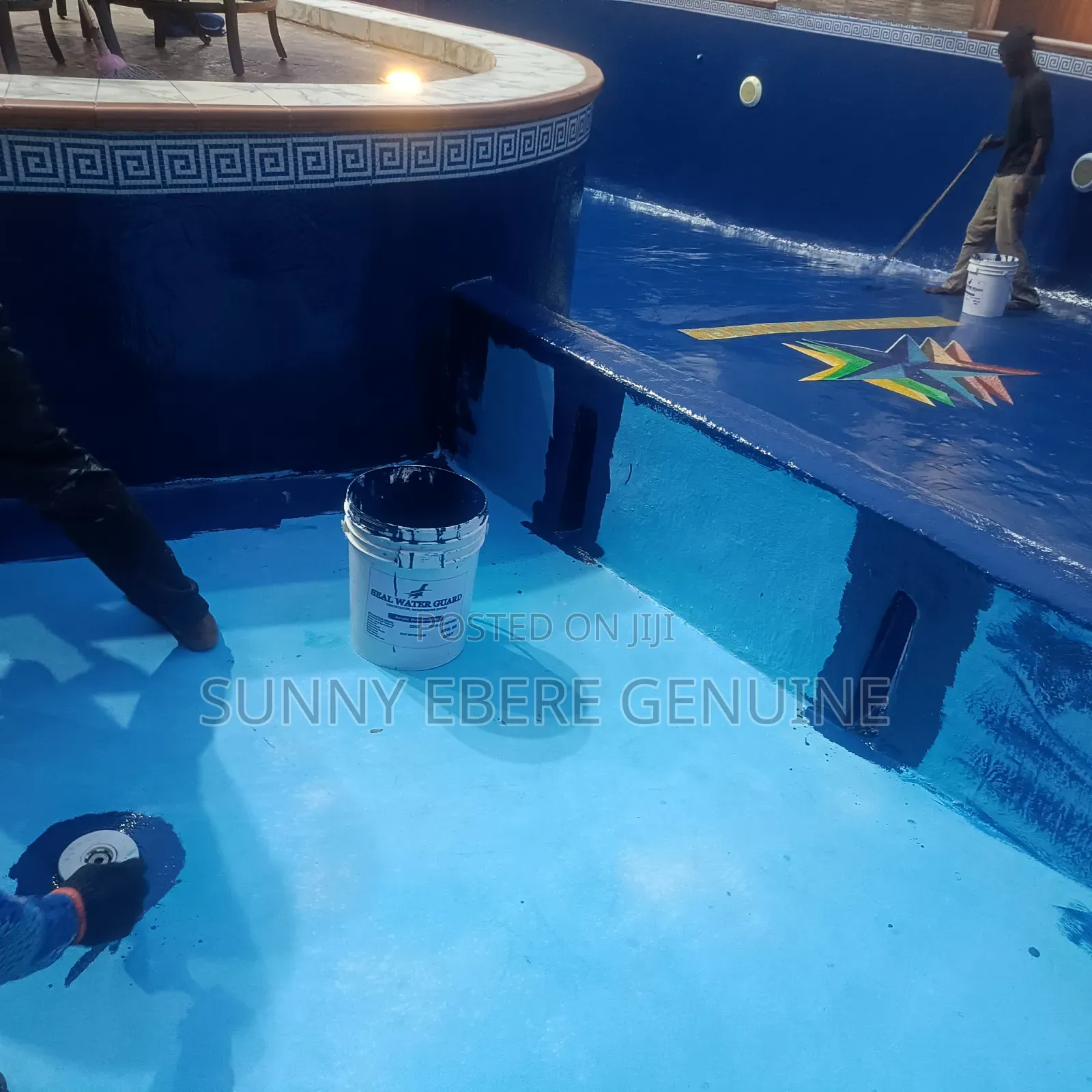Swimming Pool Paint Coating Deep Blue