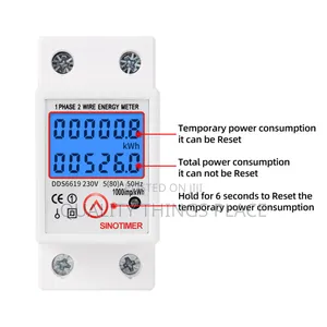 Meter Reader With Reset Button