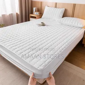 Waterproof Fitted Bed Sheet Protector – 6x6, 6x7, 7x7