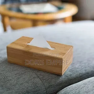 Qaulity Bamboo Tissue Box Holder .