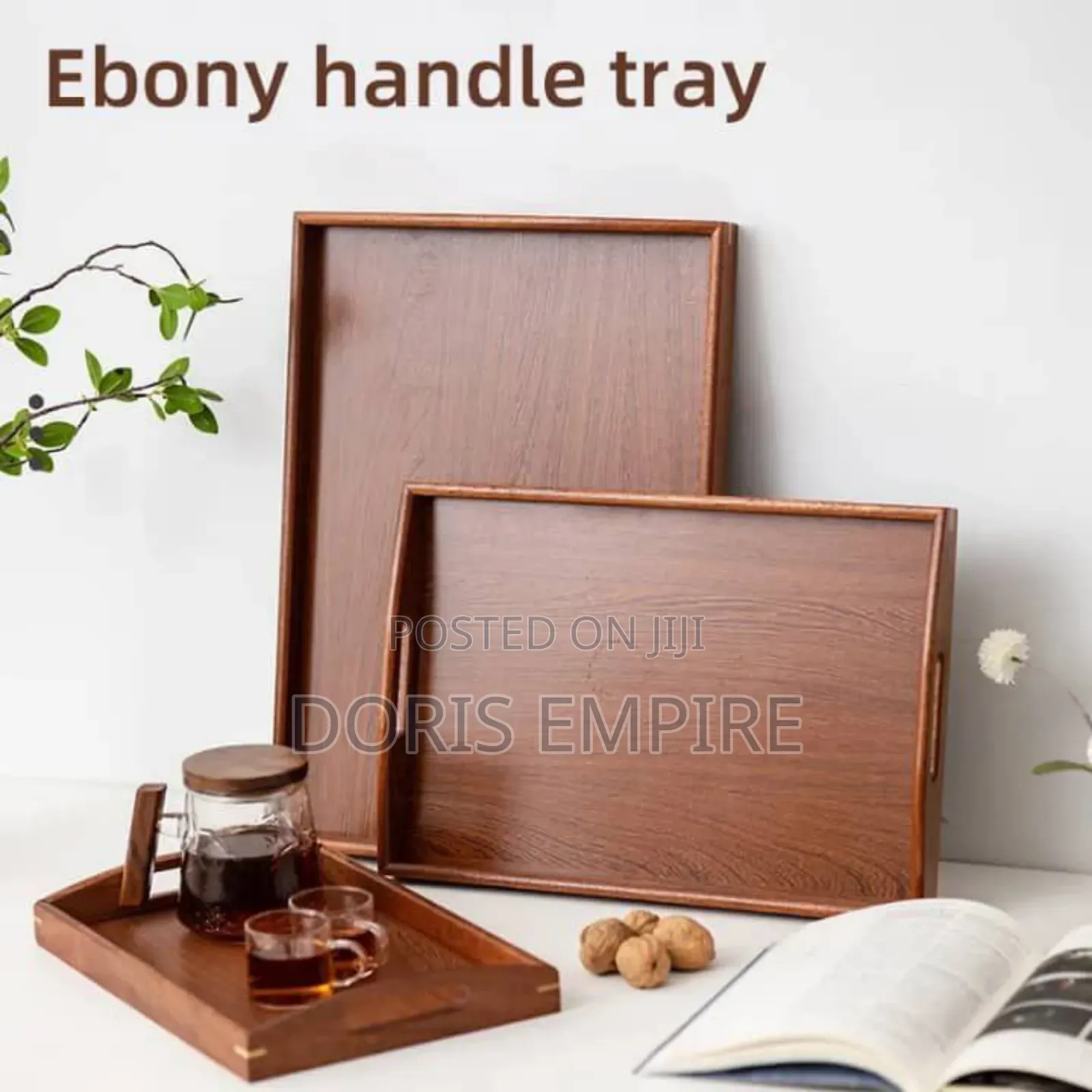 Qaulity 3in1 Wooden Tray Set.