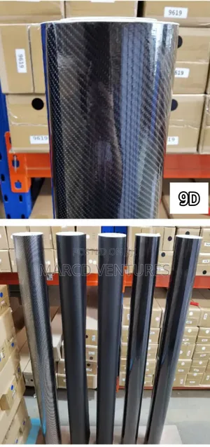 9d Glossy Carbon Fiber Body Sticker Wraps