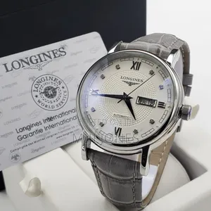 Longines Inspired Automatic Leather Strap Watch