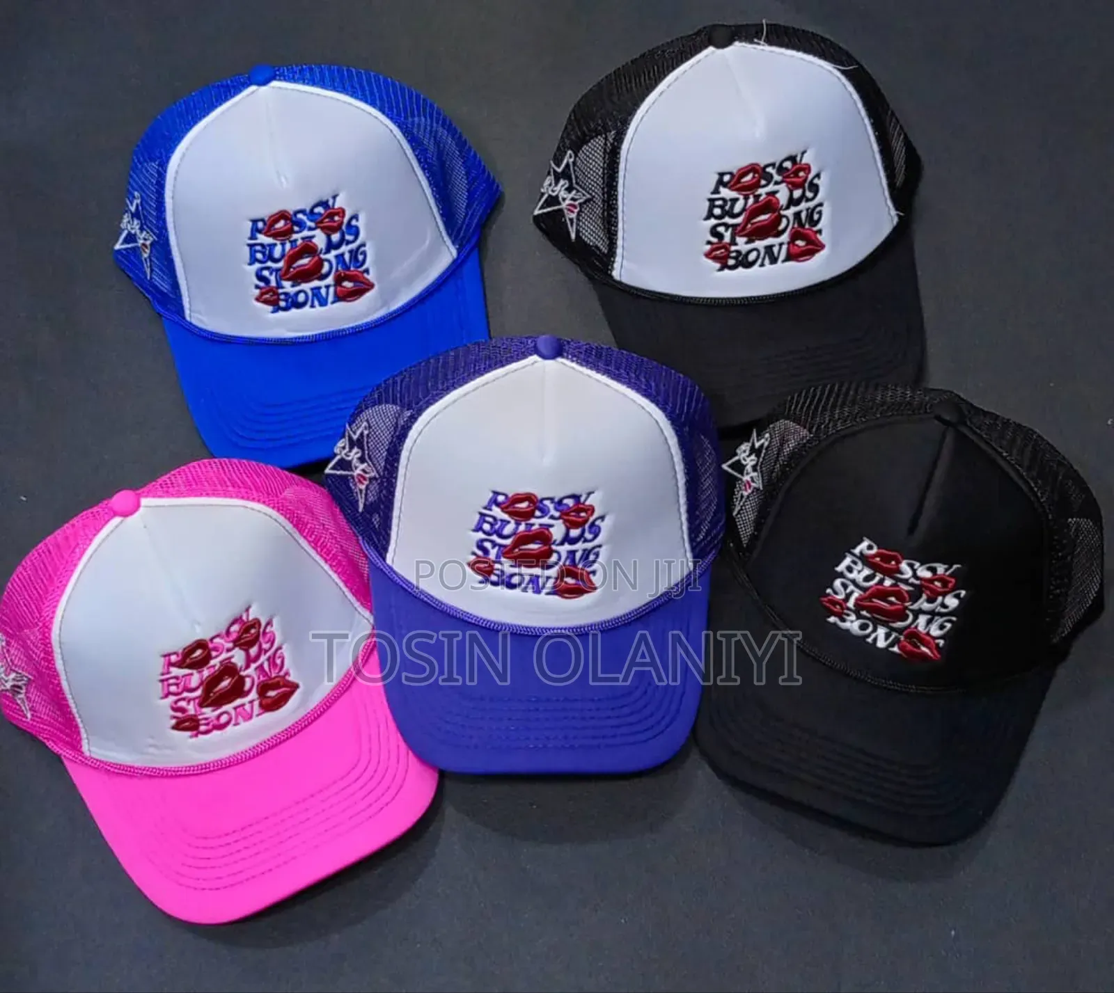 Quality Designer Mesh Face Caps