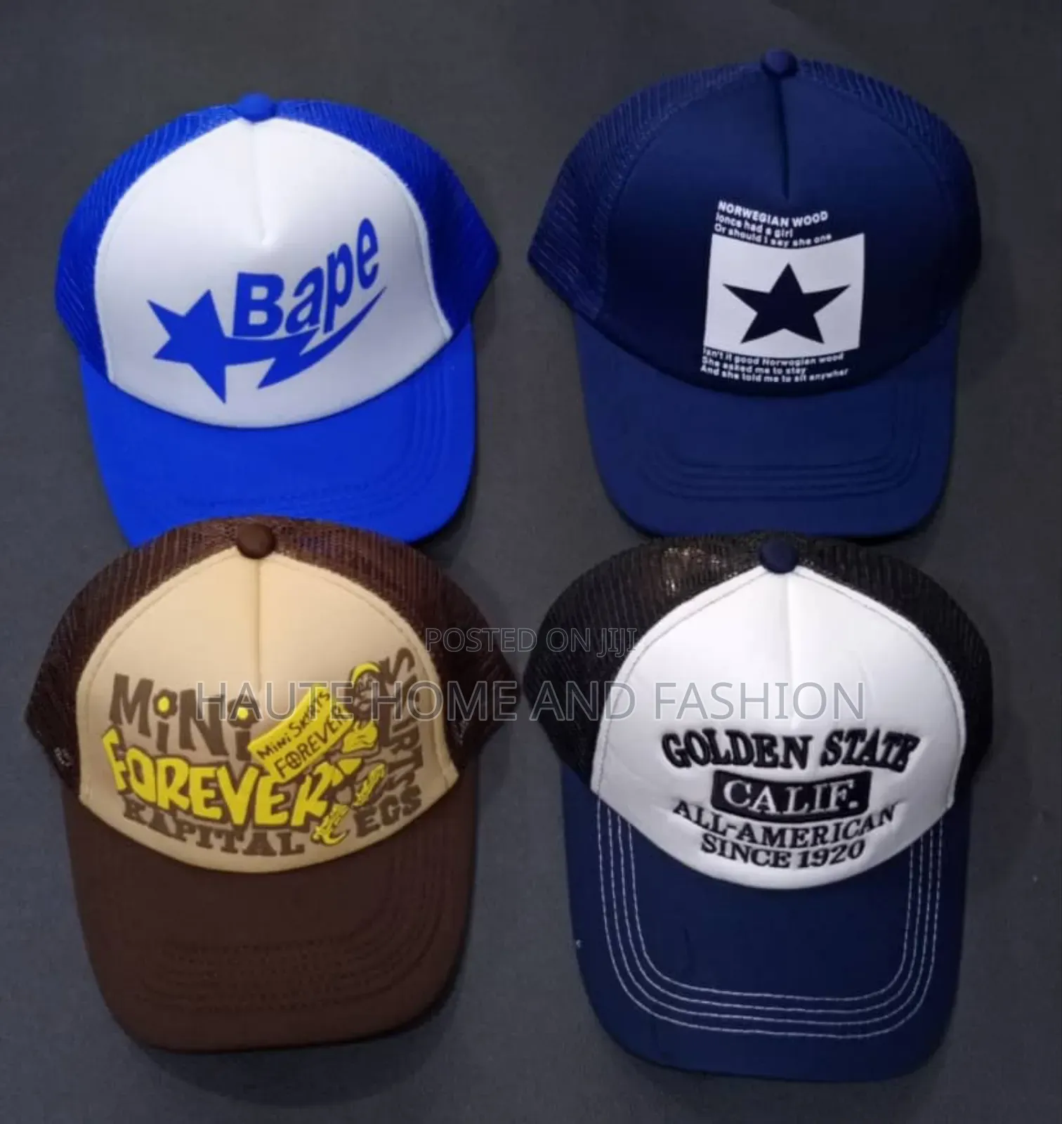 Quality Branded Mesh Face Cap
