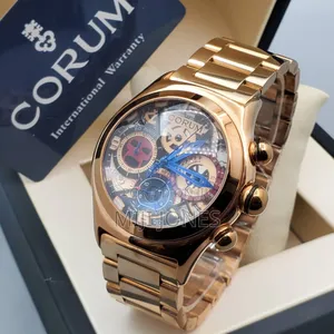 Photo - "Timepiece Elegance: Corum Inspired Skeleton Dial Watch"