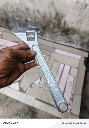 12" (300mm) Forged Steel Adjustable Spanner