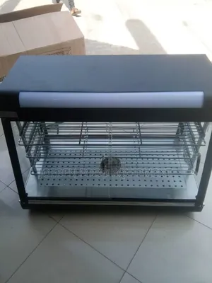 Food Snacks Display Warmer Black