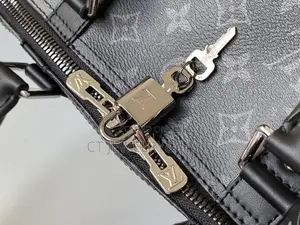 Louis Vuitton Keepall 50 Monogram Eclipse Canvas Oneluxury