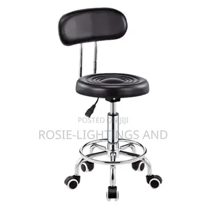 Swivel Salon Chair With Backrest