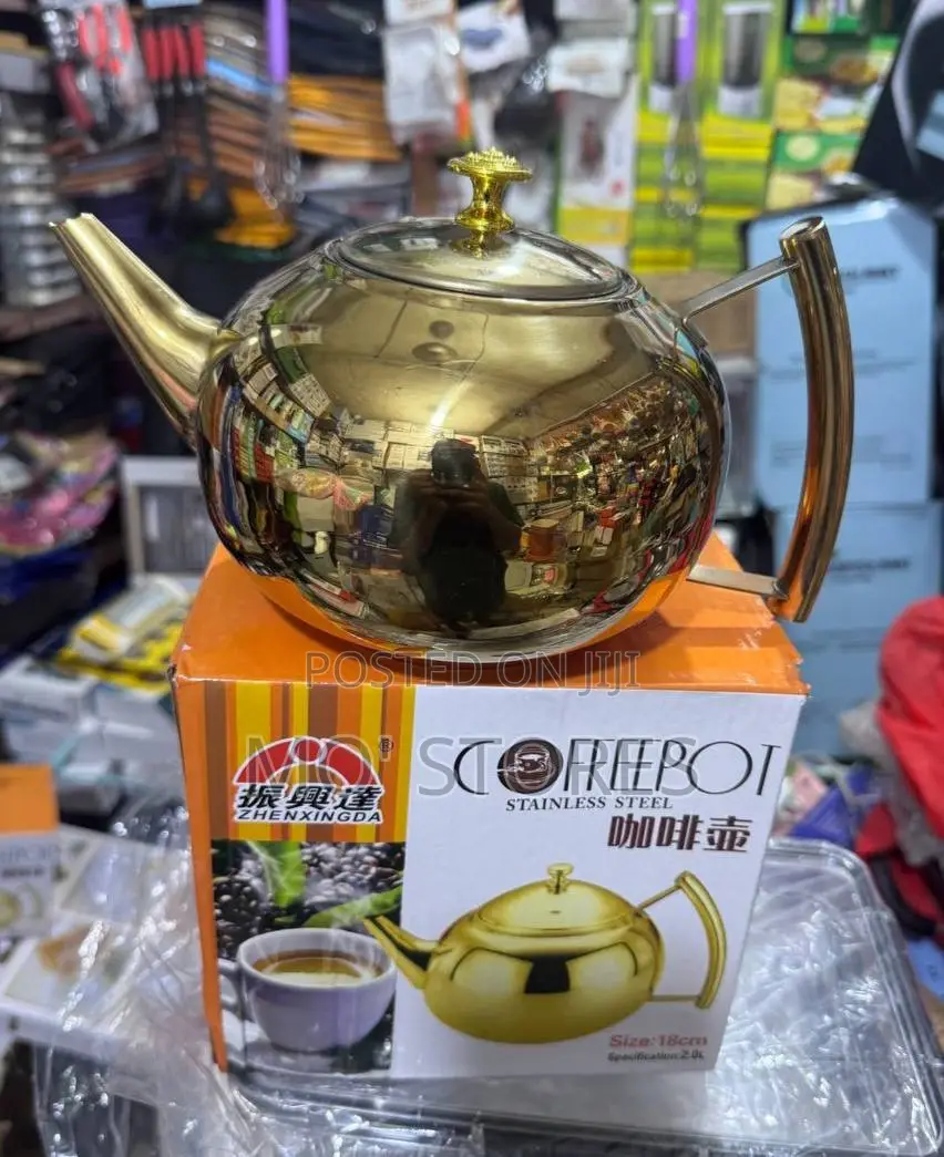 2 Litre Gold Coffee Kettle
