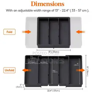 Expandable Plastic Cutlery Tray