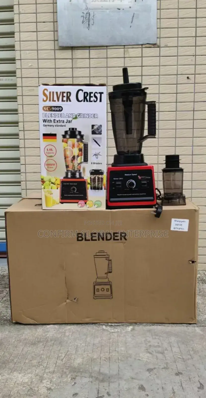 4 Liter Silver Crest Blender and Grinder
