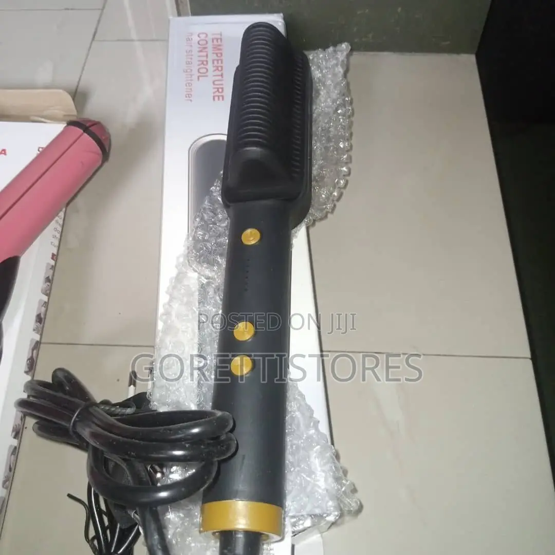 Hair Brush Straightener