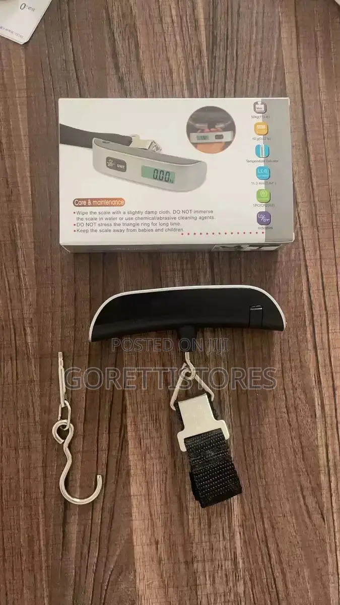 Digital Luggage Scale With Hook and Rope