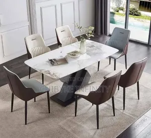 High Quality Imported Dining Table With 6 Chair Available 