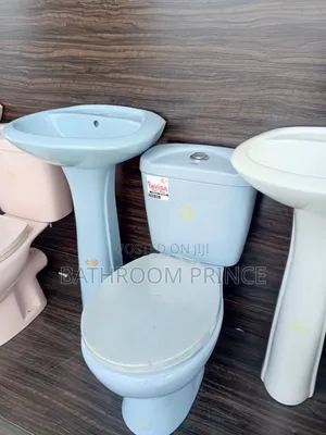 Sky Blue Water Closet