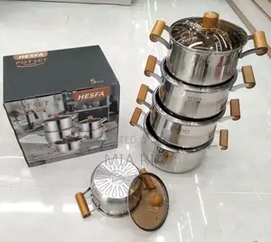 Stainless Steel Set of Pots