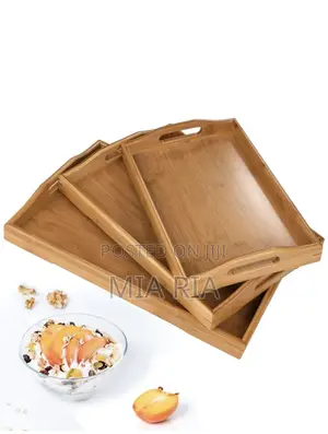 Wooden Set of Trays