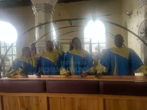 Blue / Yellow Choir Robes Bulk Rental