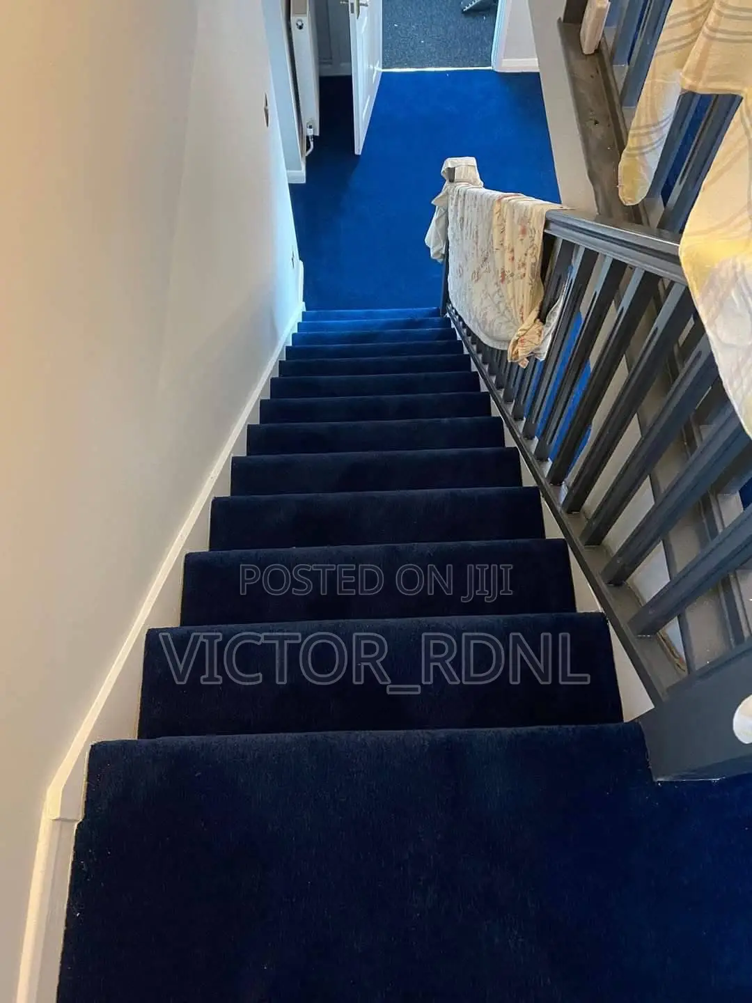 High Quality Blue Staircase Rug