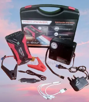Automotive Jump Starter Battery Booster & Tyre Inflator 12v