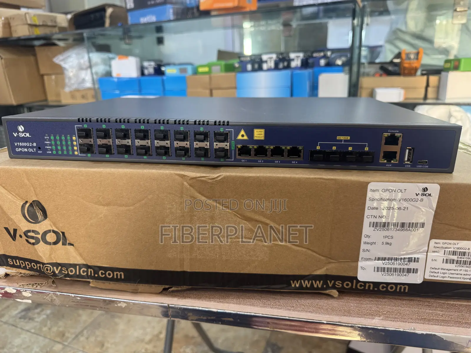 16pon Vsol Gpon Olt
