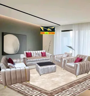 Abuja Quality Sofa Chairs of 7 Seaters and Center Table