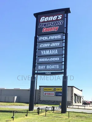 Design/Fabric Pylon Signage