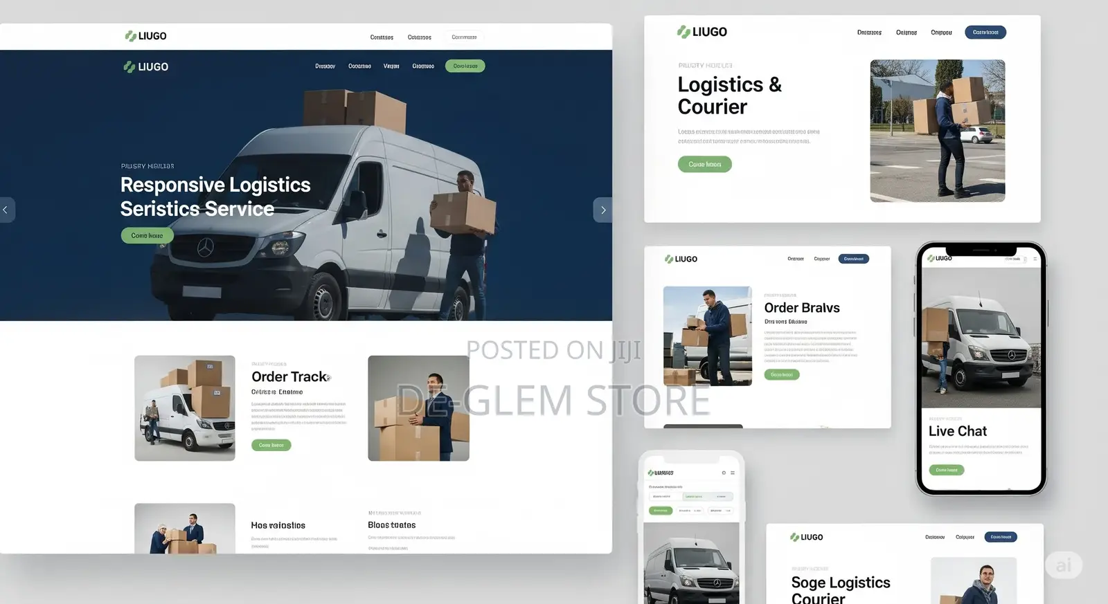 Build a Professional Logistics/Courier Website With Tracking