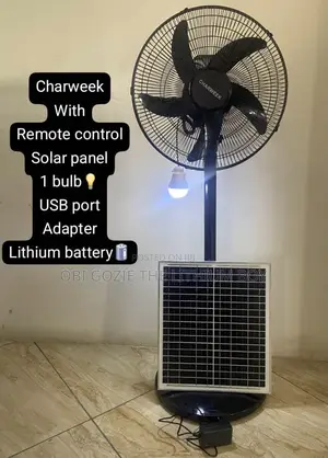 16 Inches Charweek Standing Solar Fan Is Available in Stock