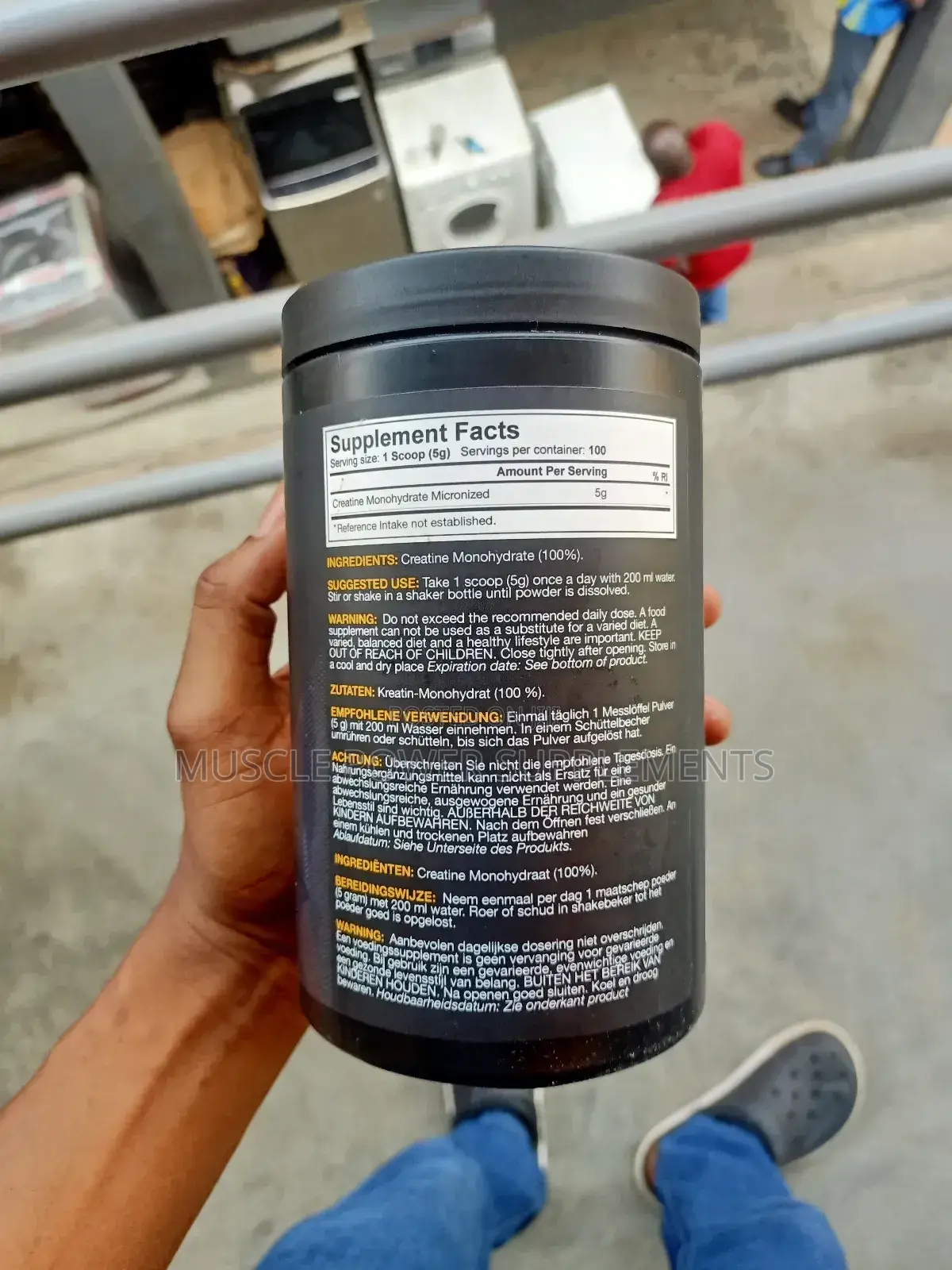 Dedicated Creatine 500g 100servings