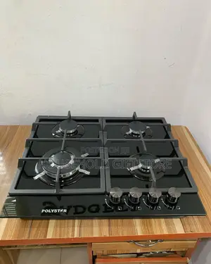 Polystar 4 Burner Inbuilt Gas Cooker