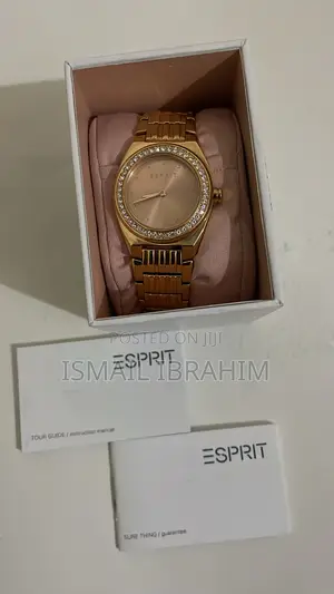 Photo - Brand New Esprit Gold Women’S Watch (Original)– Es1l148m0065