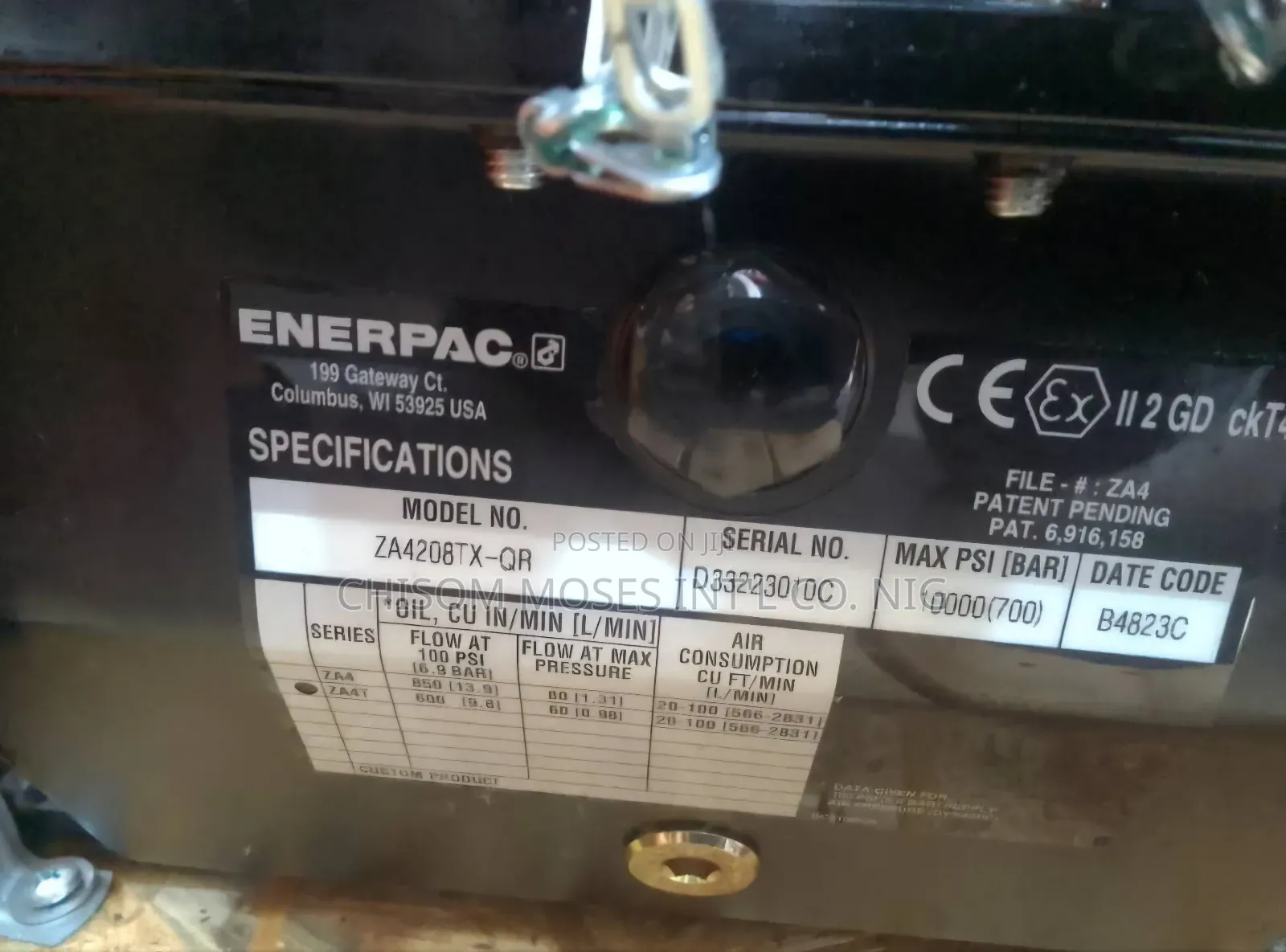 Enerpac Hydraulic Torque Machine