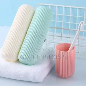 Portable Toothbrush and Toothpaste Holder