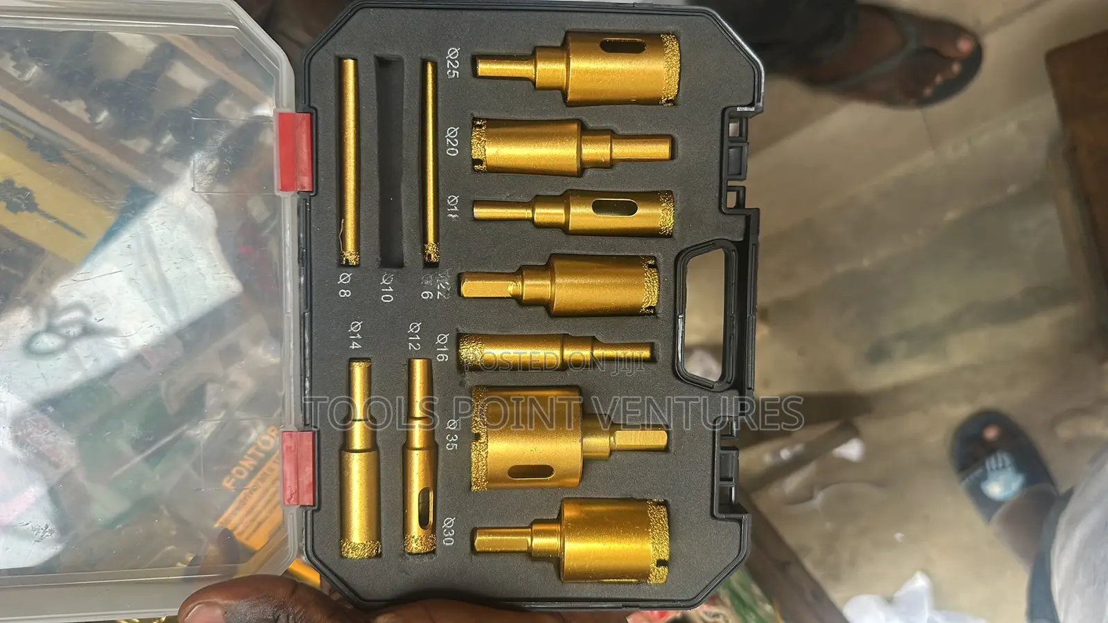 Set of Diamond Core Drill Bits