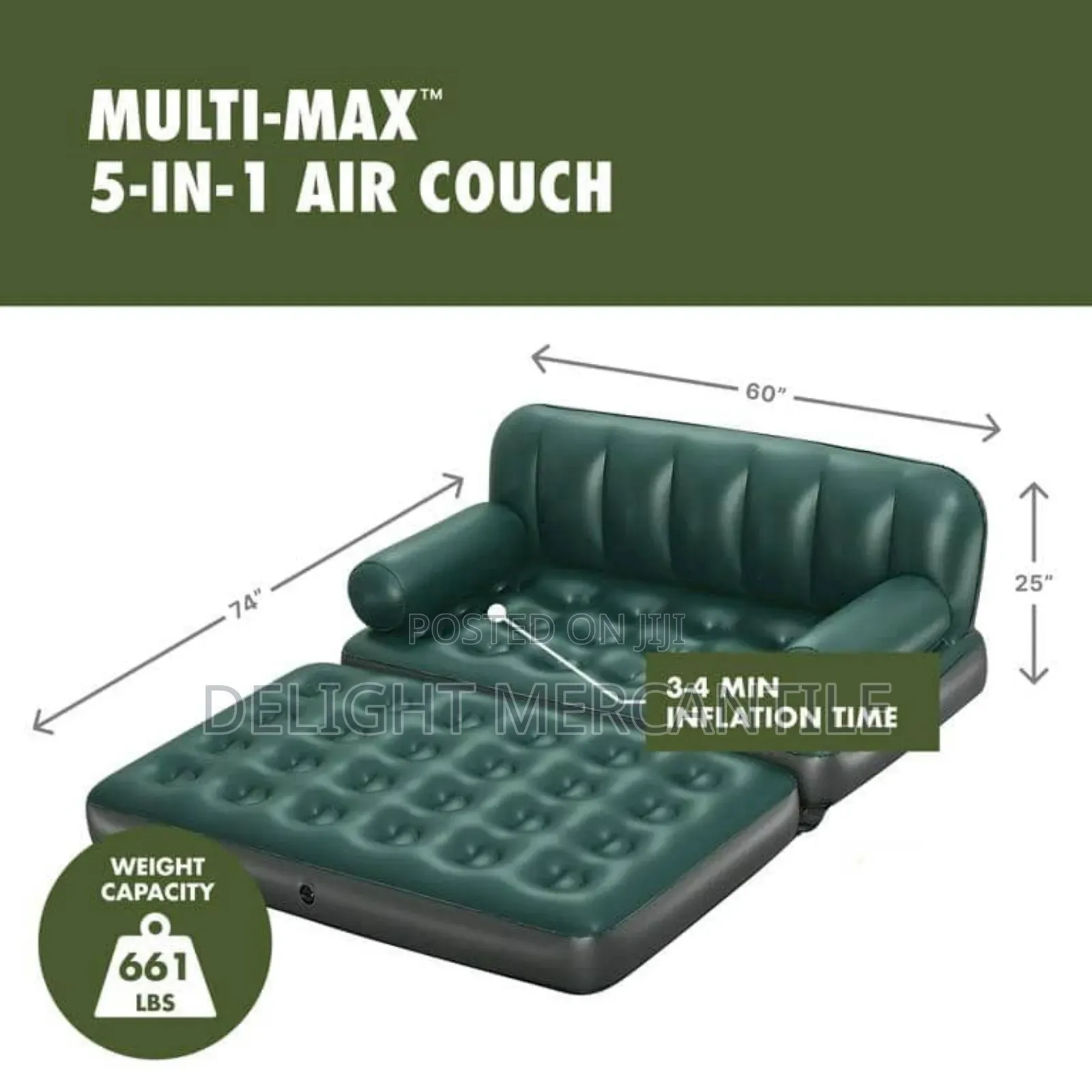 Inflatable Multifunctional Couch Sofa 5 in 1