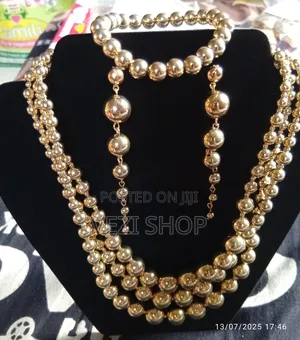 3 PCS Gold Plated Short Necklace Punk Chic Faux Set