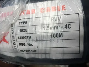 1.5mmx4core High Quality Flexible Electric Cable 100% Copper