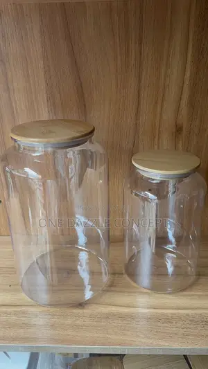 4l Acrylic Pet Storage Jar With Bamboo Lid