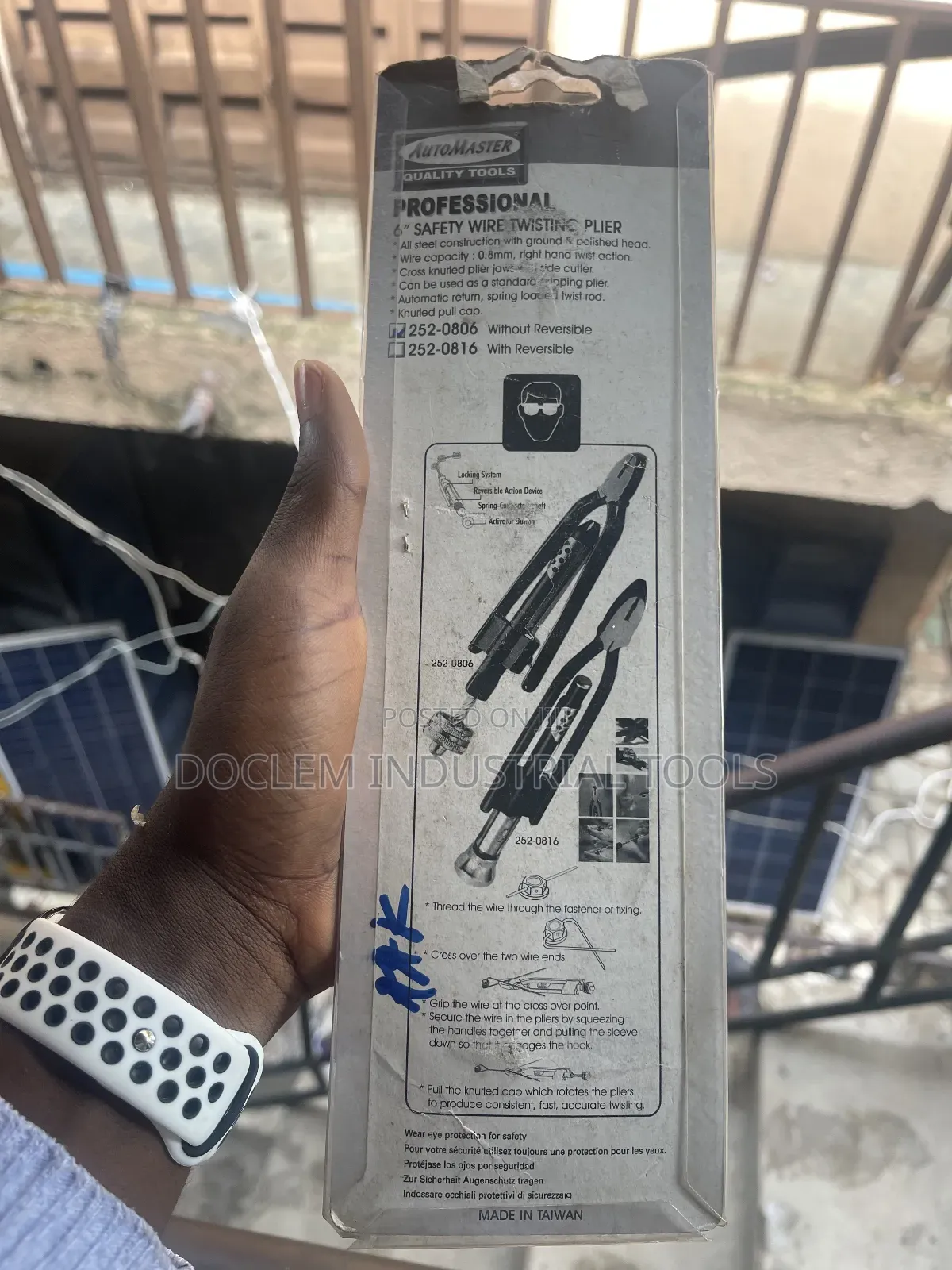 6" Safty Twisting Pliers