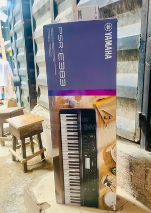 Yamaha PSR E383 Portable Keyboard With Adapter