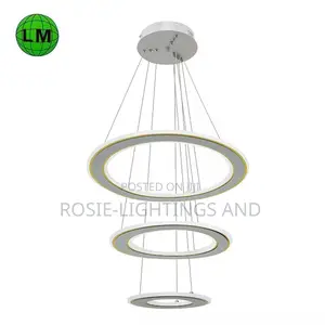3 Step Led Chandelier (White)