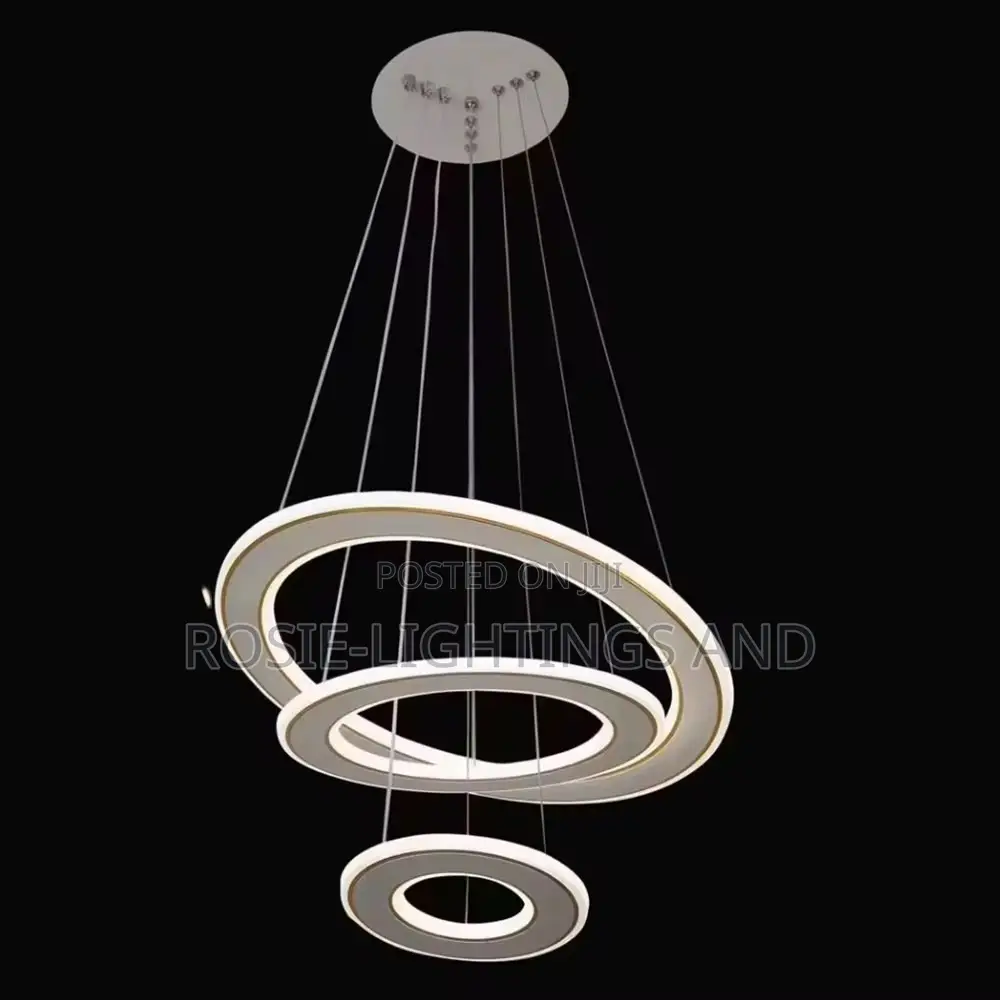 3 Step Led Chandelier (White)