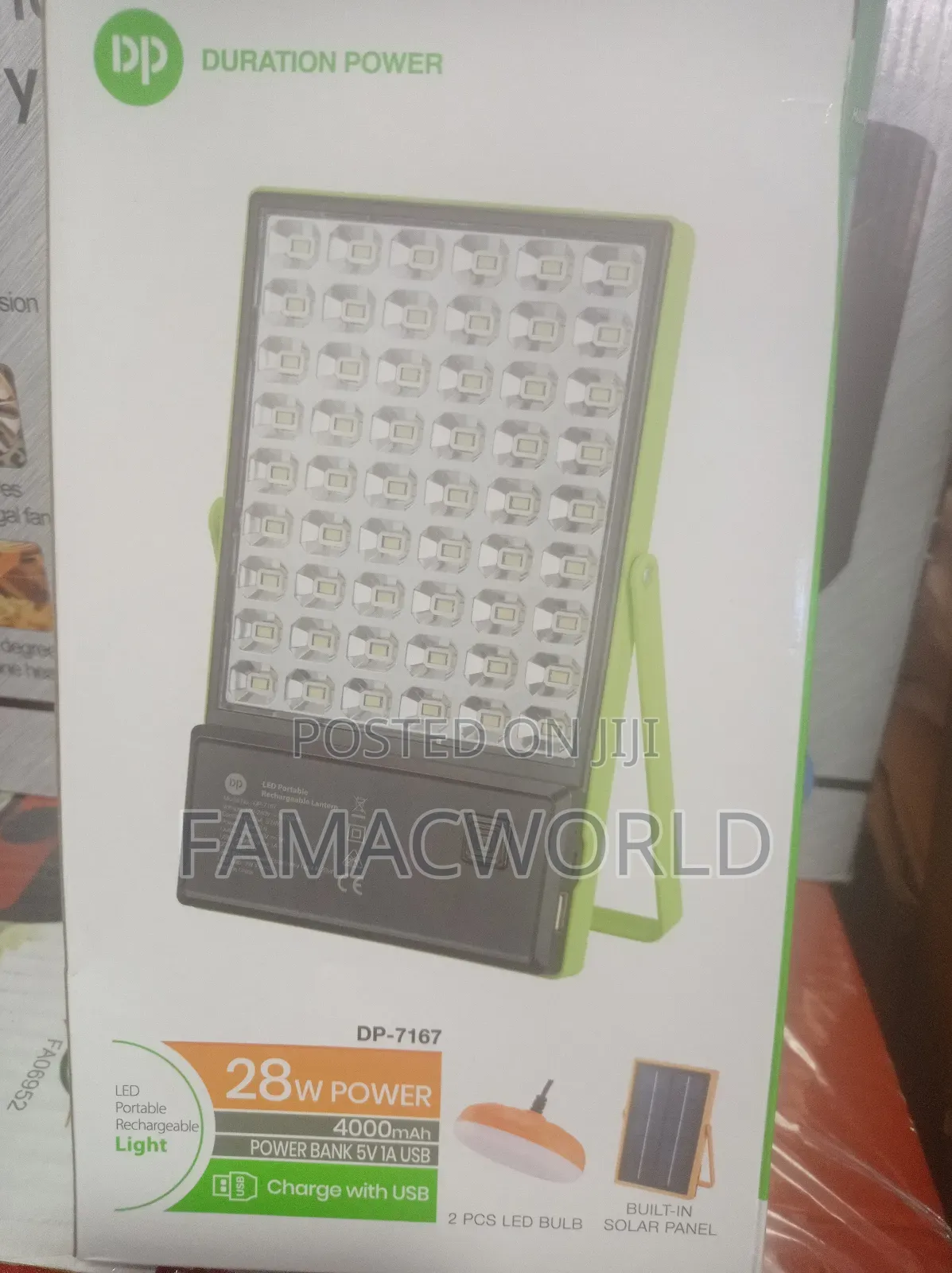 Solar Lamp With Bulb