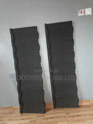 Photo - Attractive Black Bond Stone Coated Roofing Sheet