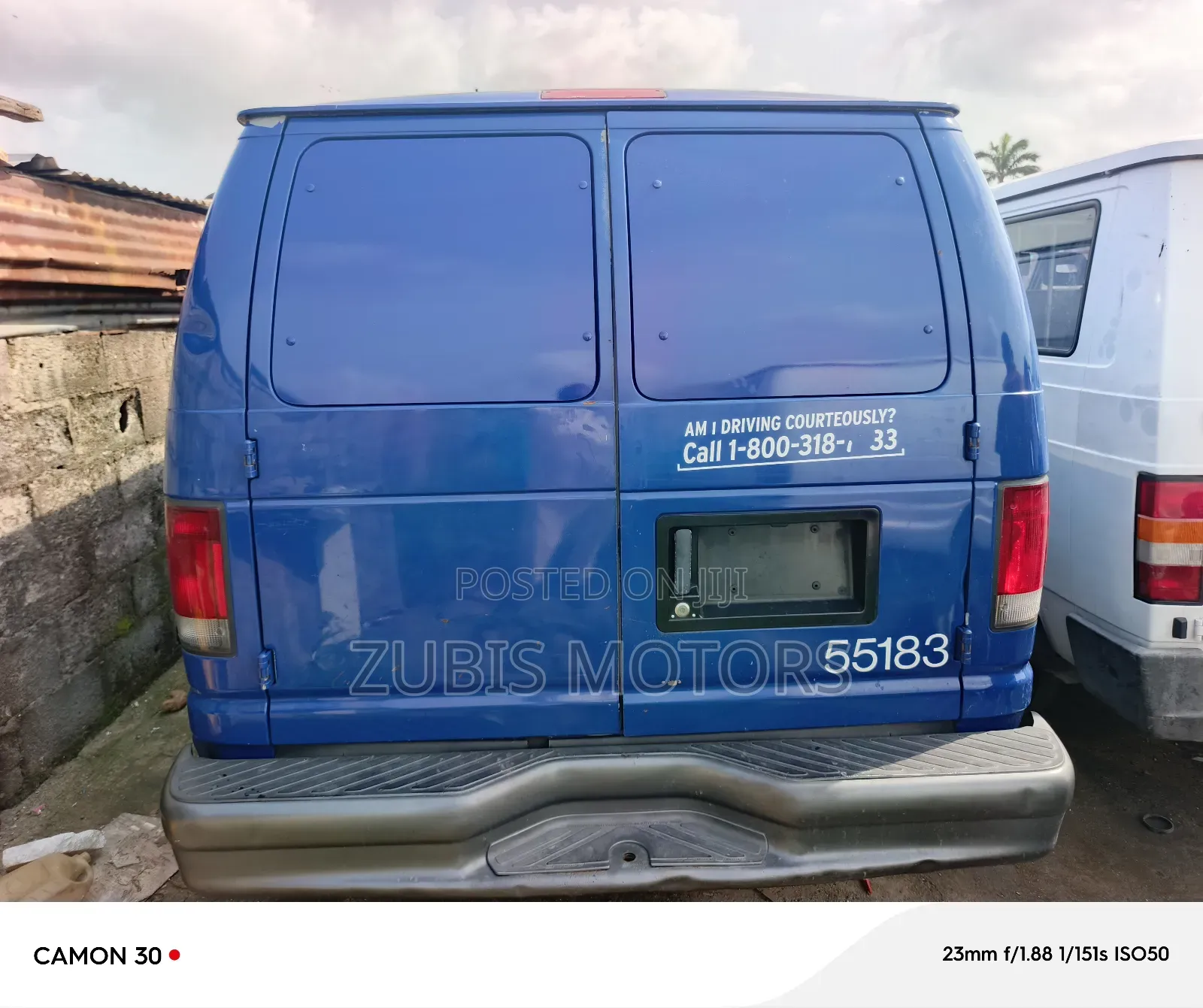 Ford E250 2007 Blue