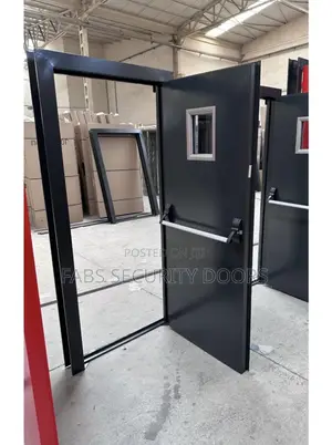 3ft Gray Fire Exit Door (Extraheight )