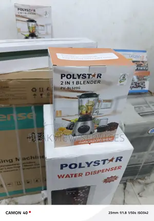 Polystar 2-in-1 Blender (Pv-Bl509g) – Powerful Durable